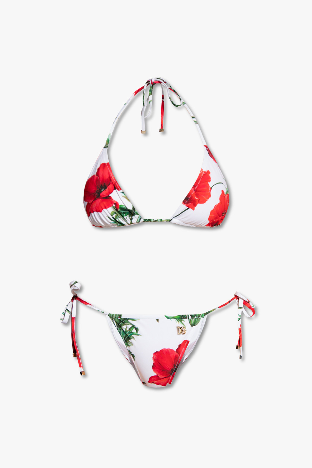 Amazon.com: Dolce & Gabbana Pink Floral Halter Beachwear